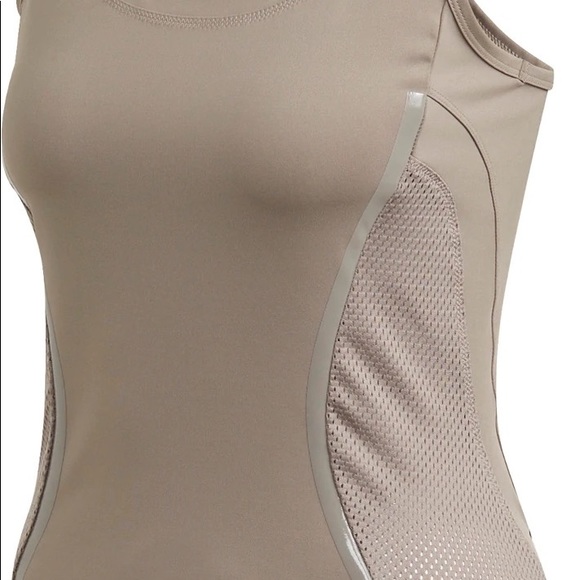 Adidas by Stella McCartney Performance Essentials Tank Top taupe beige XS - Picture 4 of 16